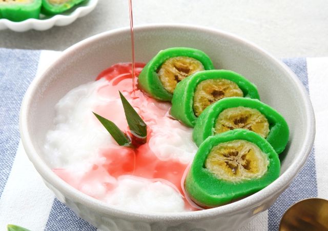 Es pisang ijo makanan yang sedang ramai! ini fakta menariknya